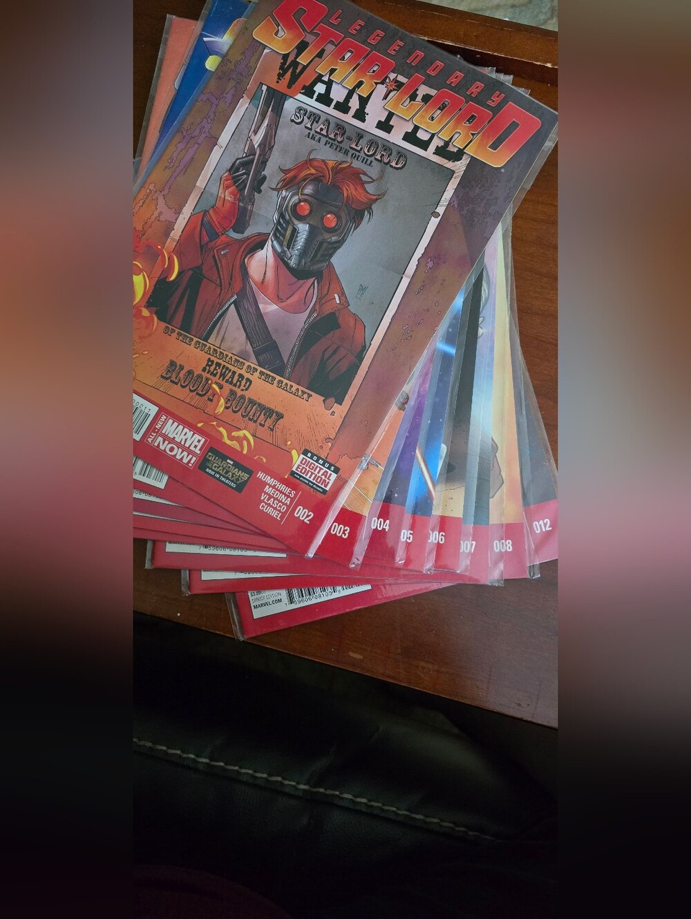 Marvel Legendary Star-Lord Comic Book Lot Issues 002-008, 012. Qty8  2014 Vf--Nm